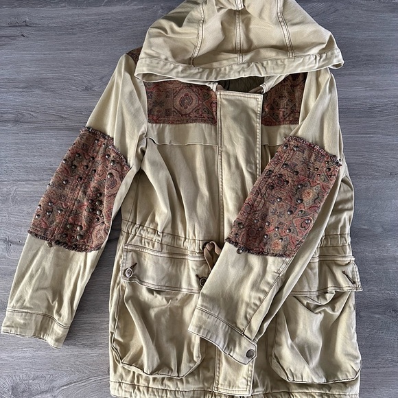 FREE PEOPLE Crafted Cloth Tapestry Jacket in XS! - Picture 7 of 8